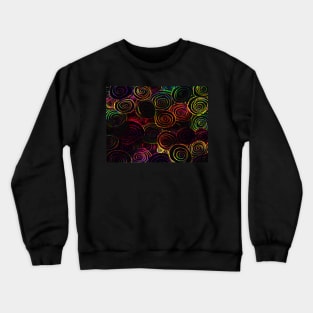 Velvety Swirls Crewneck Sweatshirt